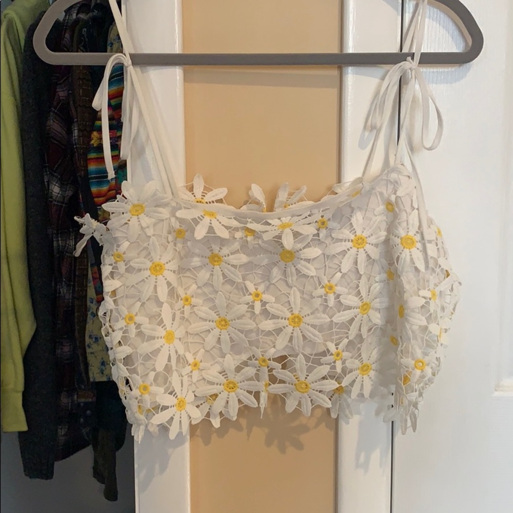 Floral crop top